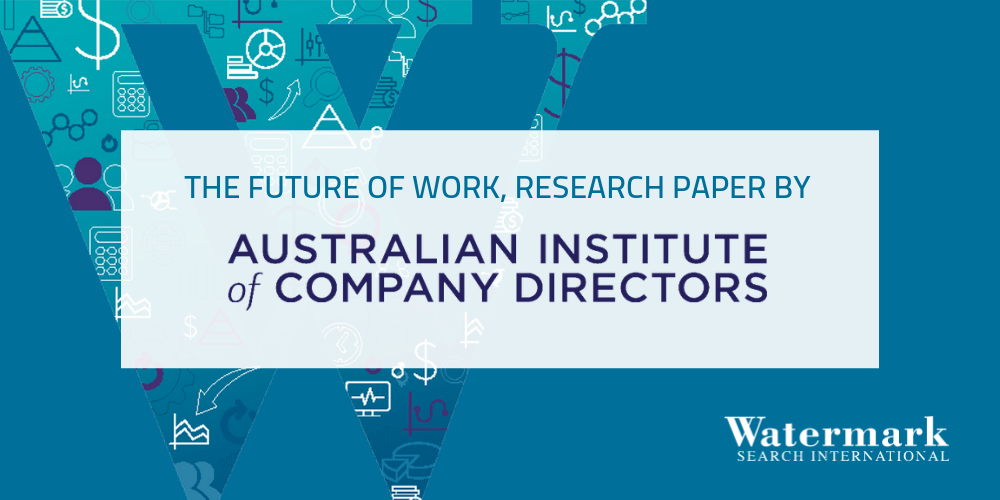 The future of work AICD